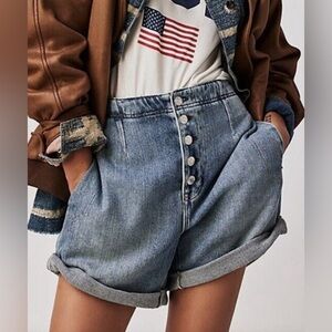 We The Free Osaka button fly Shorts